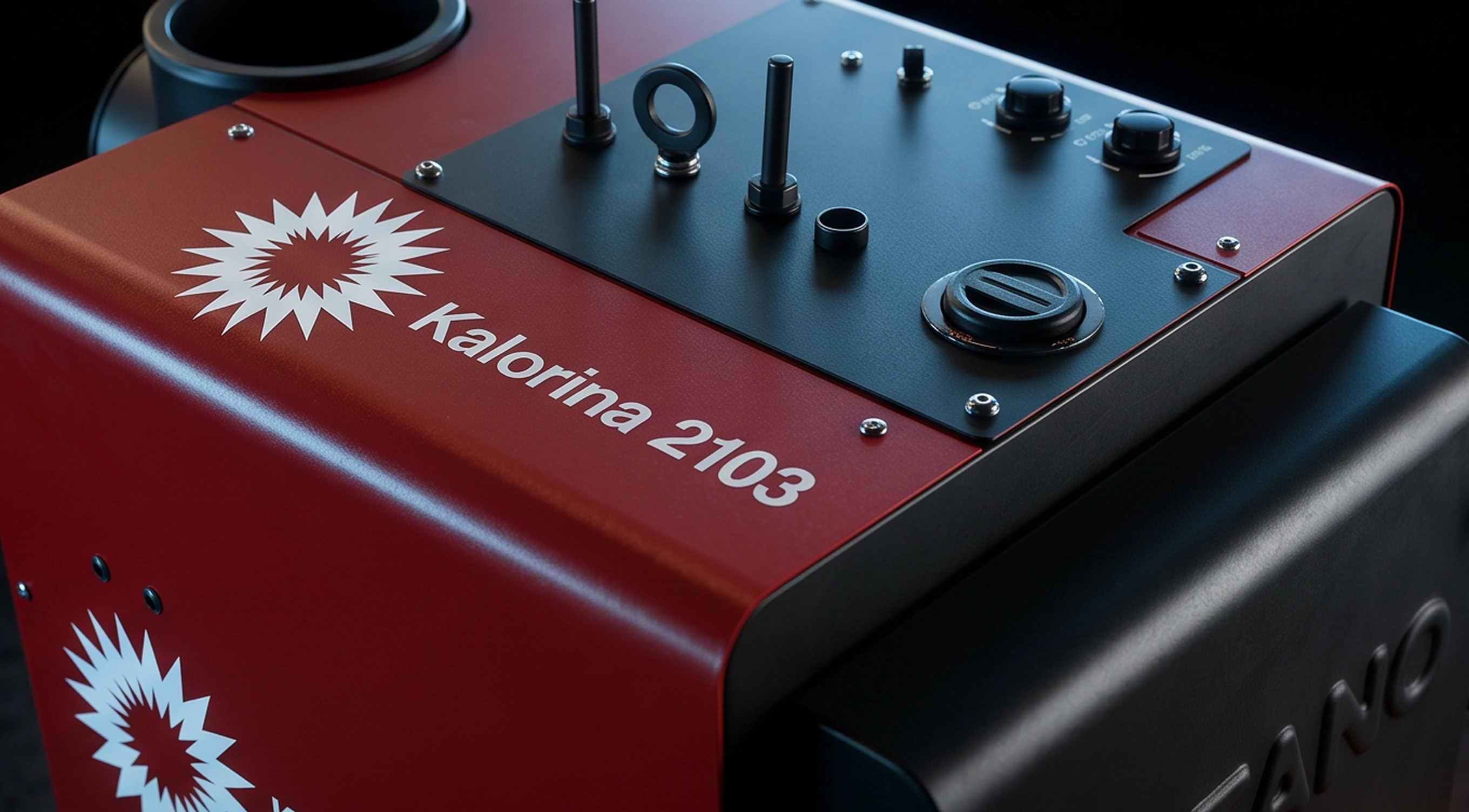 Kalorina 2103 — Détail logo TATANO