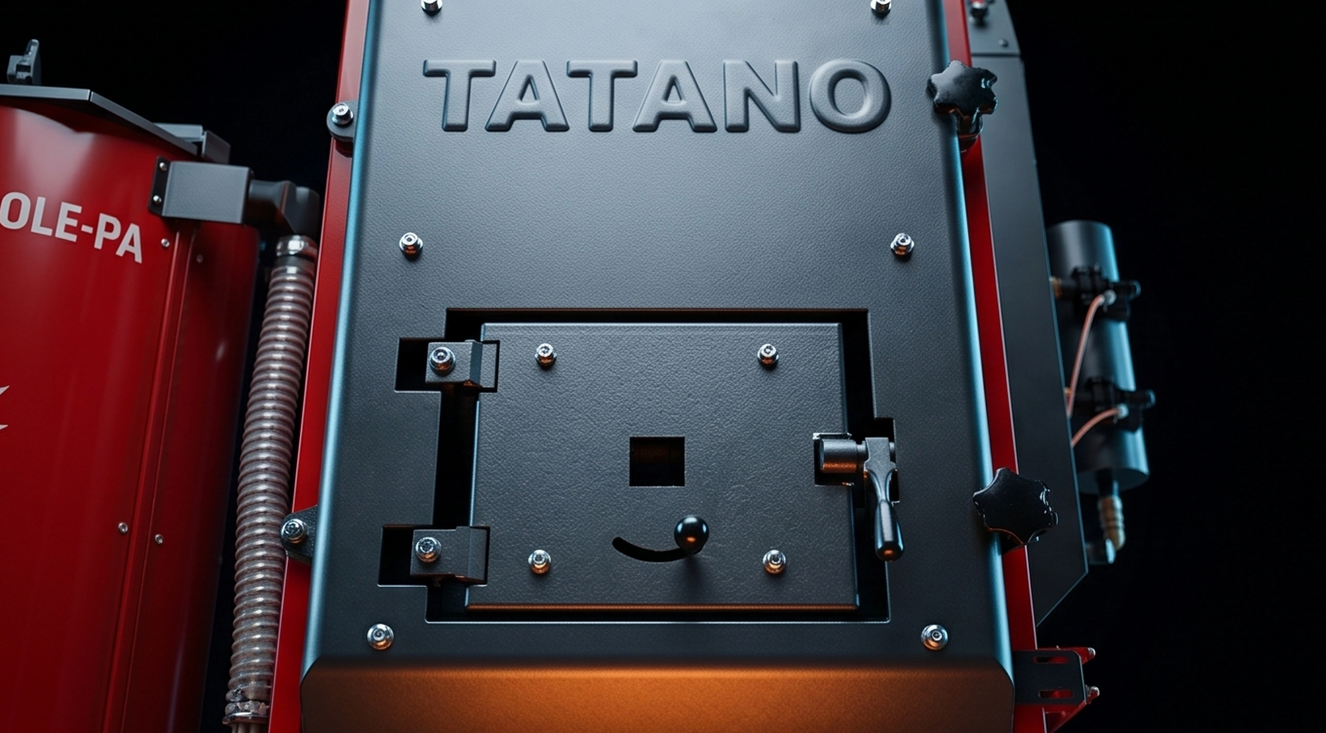 Kalorina LE-PA Cippato — Détail logo TATANO