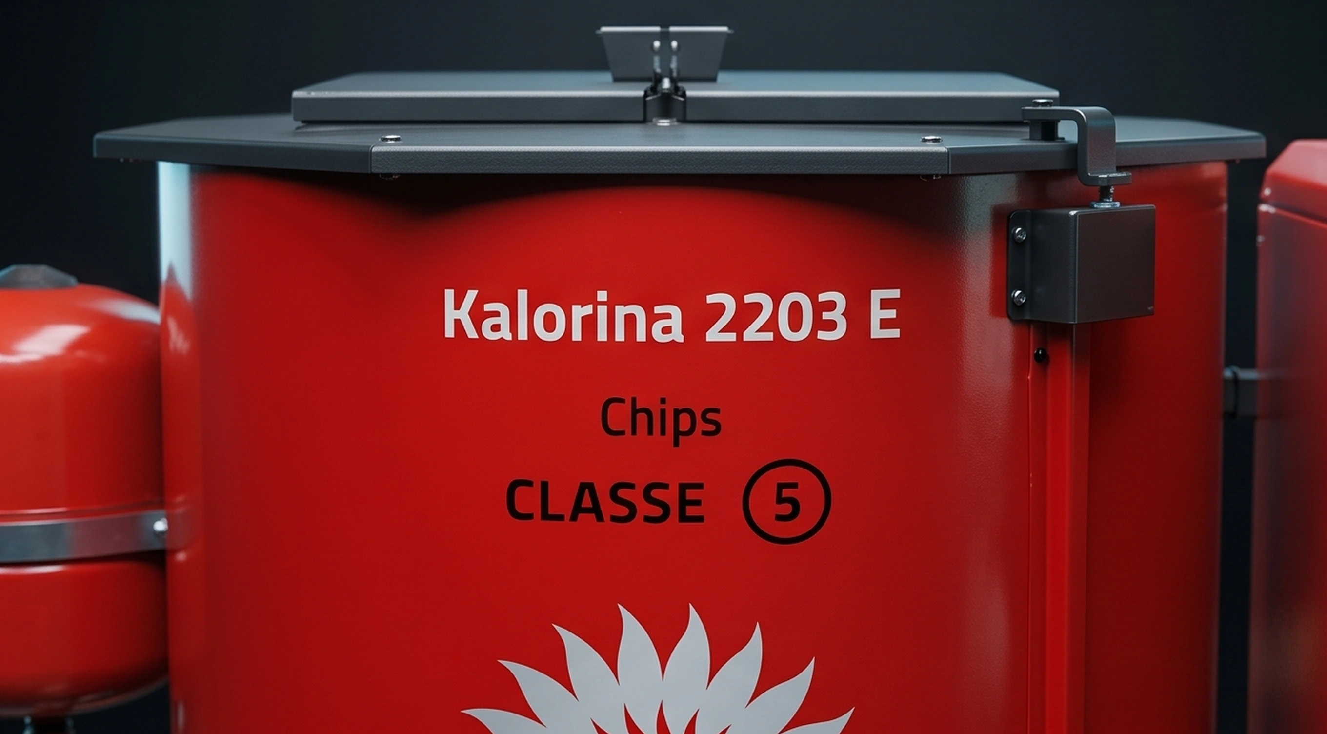 Kalorina Série 22 CL5 Cippato — Détail logo TATANO