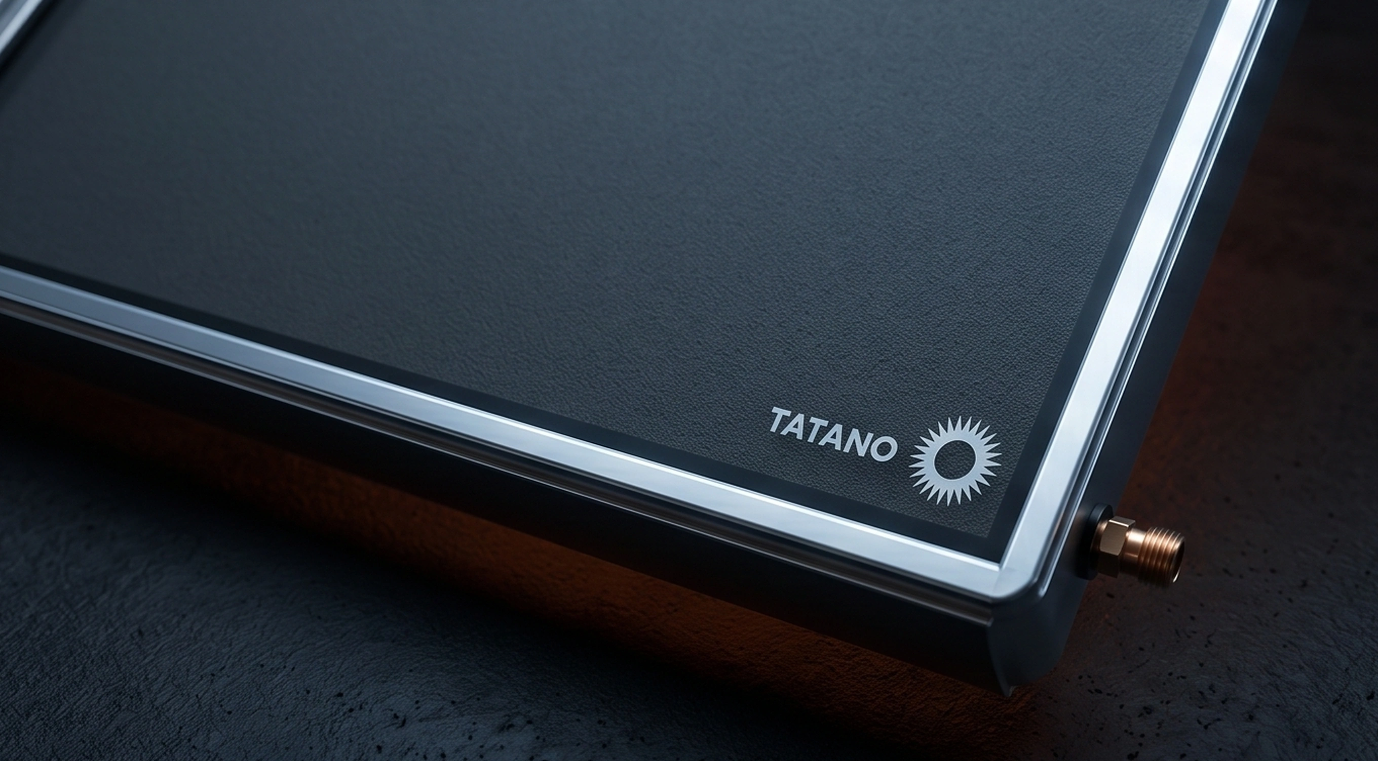 Systèmes solaires à circulation forcée — Détail logo TATANO